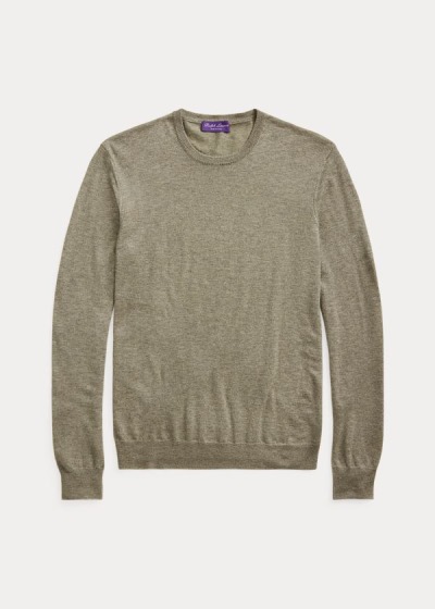 Ralph Lauren Cashmere Crewneck Striktrøje Herre Danmark (LSAWK1256)